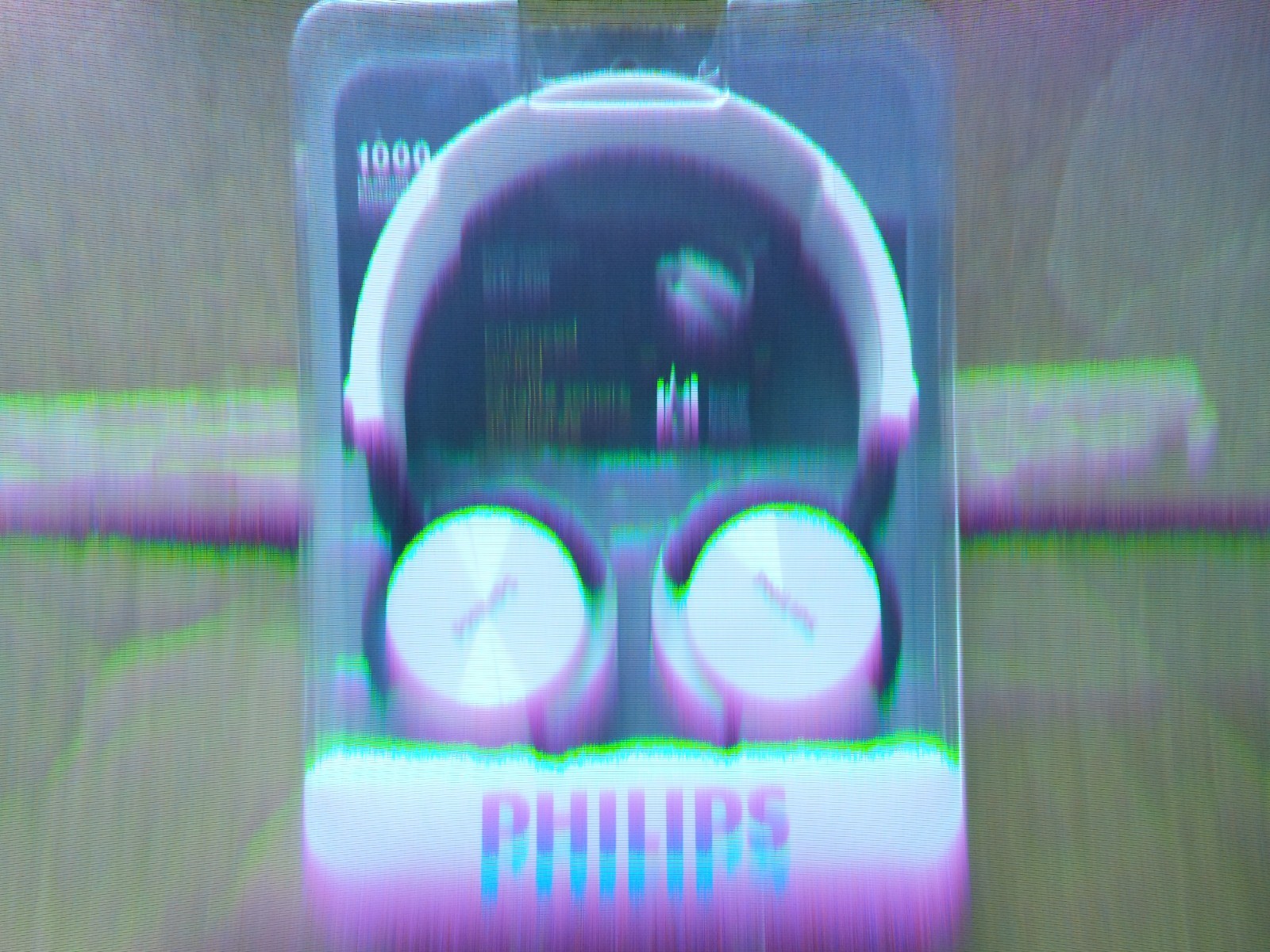 New Philips SHL3000 Stereo Headphones Enhanced Sound 1000 mW Maximum Power White