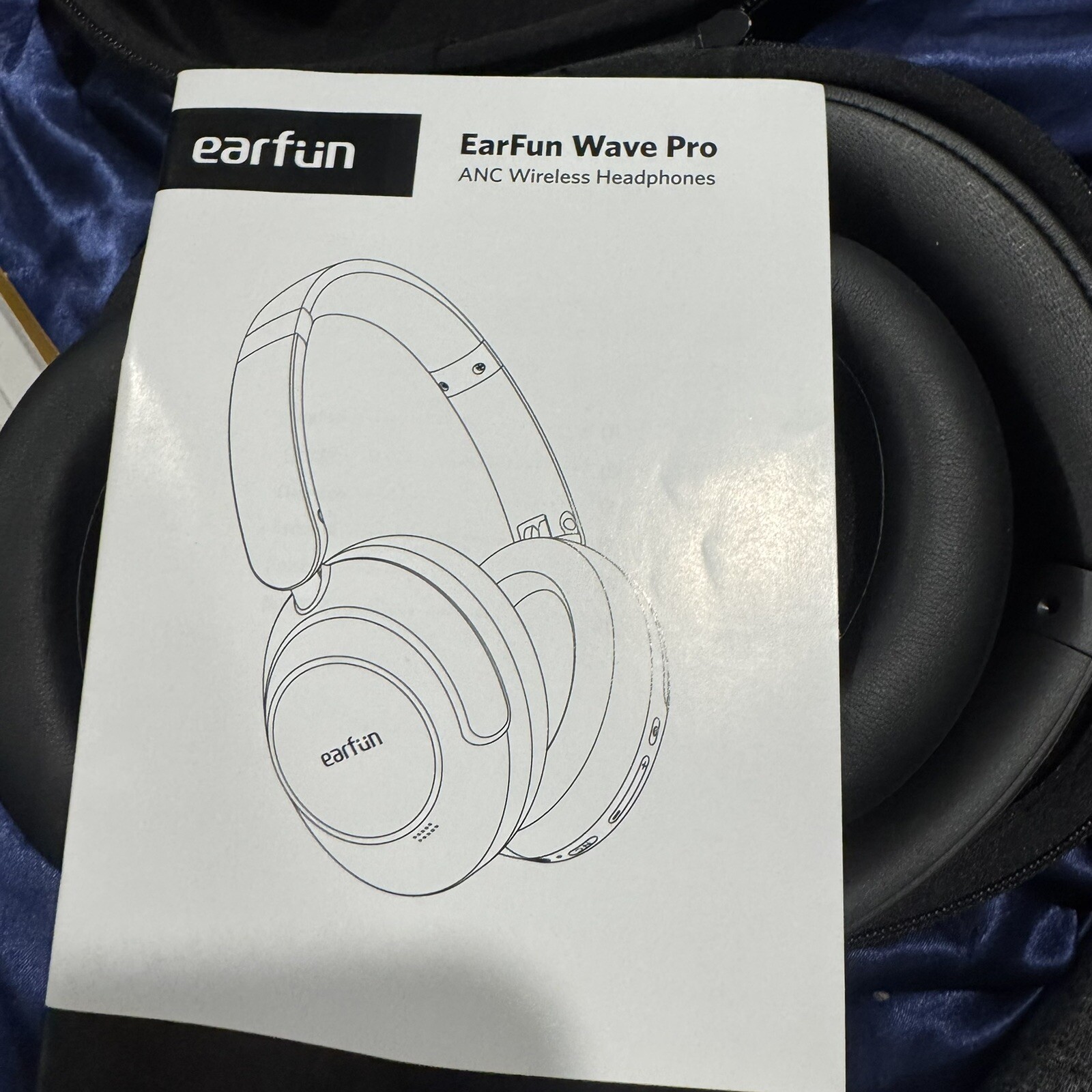 EarFun Wave Pro Active Noise Canceling Headphones ANC Wireless Bluetooth Hi-Res