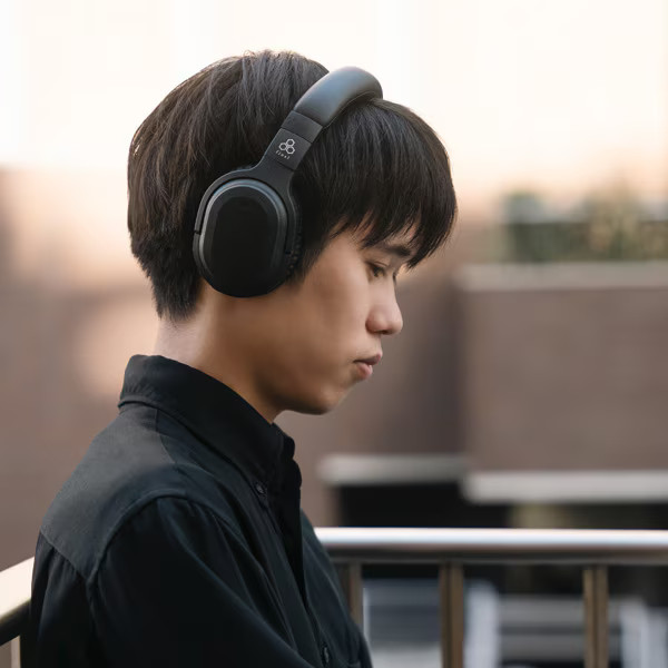final UX3000 SV Wireless Noise Cancelling Headphones Bluetooth Black FI-UX3SDPL