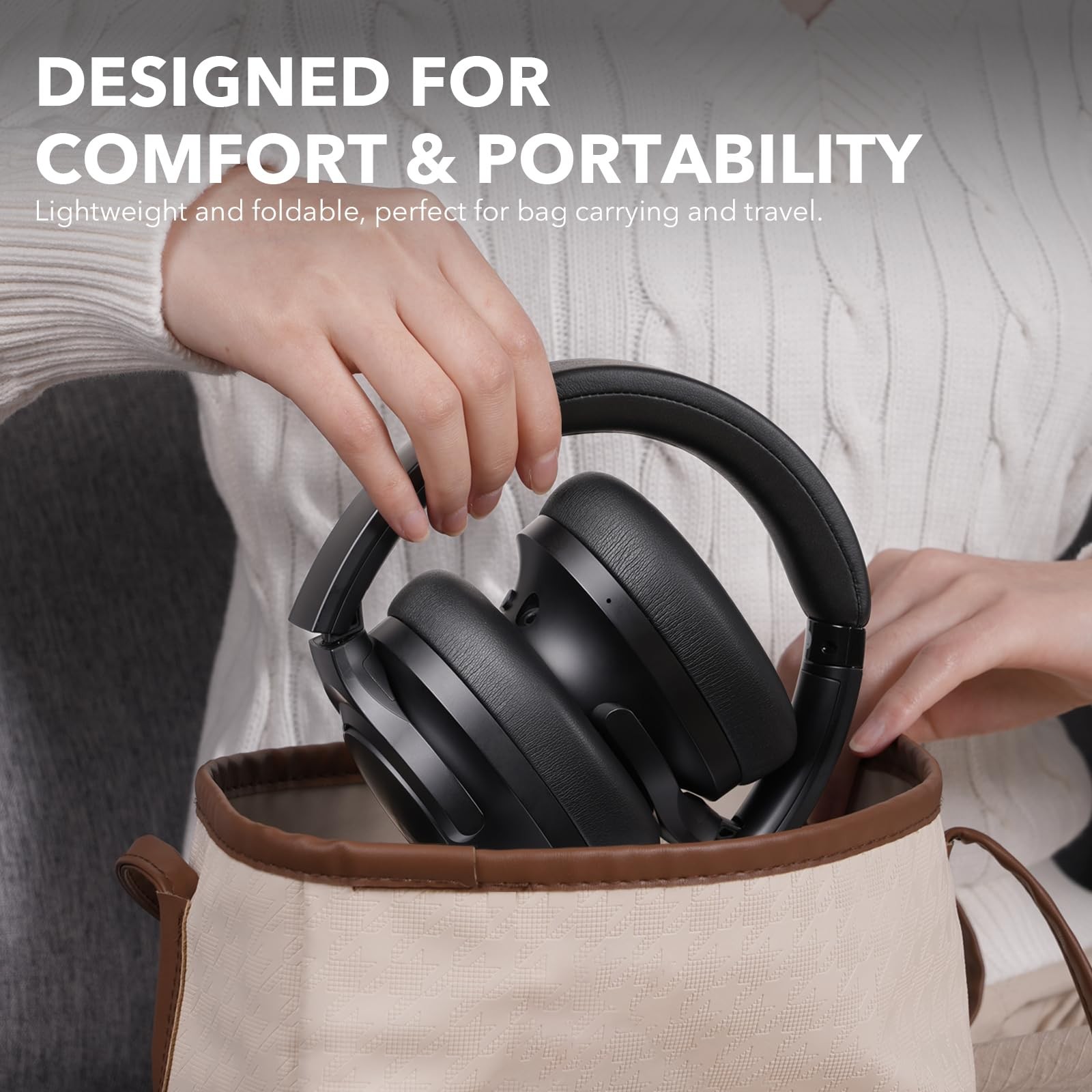1Mii Y8+ Noise Cancelling Headphones Bluetooth Wireless LDAC Hi-Res Audio Cus…