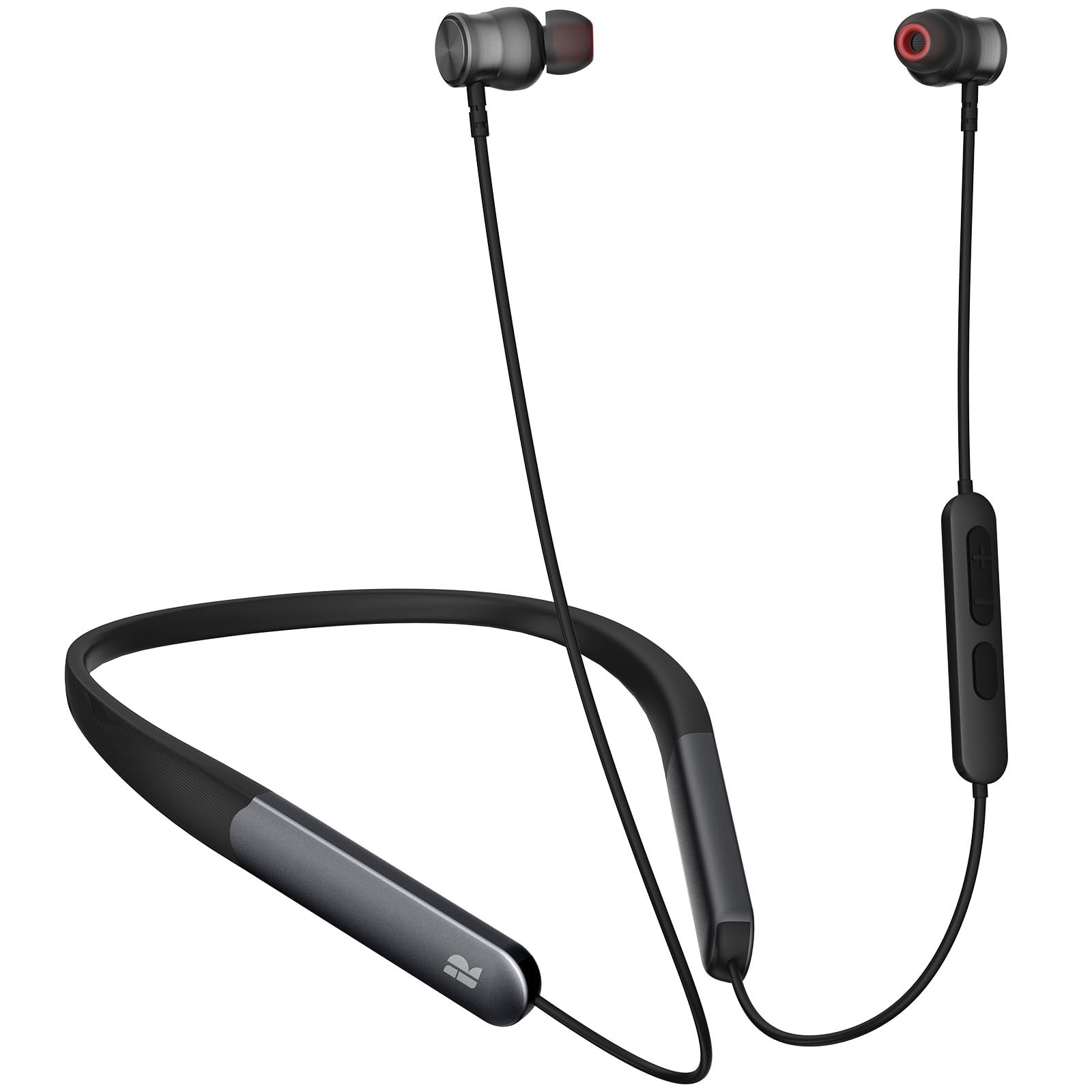 Bluetooth Headphones, 150H Playtime Wireless Adjustable, Black