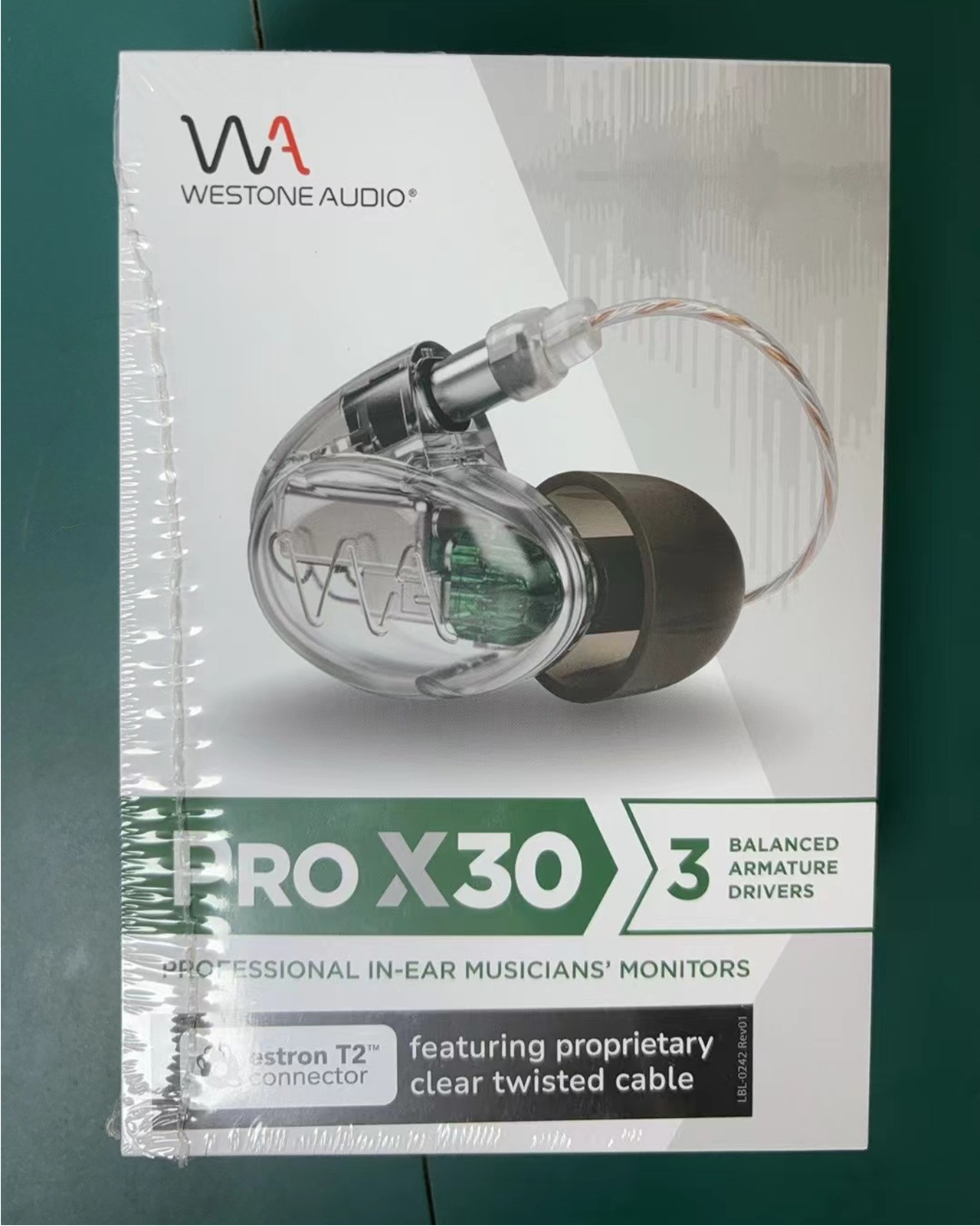 Westone Audio Pro X30 IEM Earphones with 3-Driver Noise Isolating Monitor, Wired