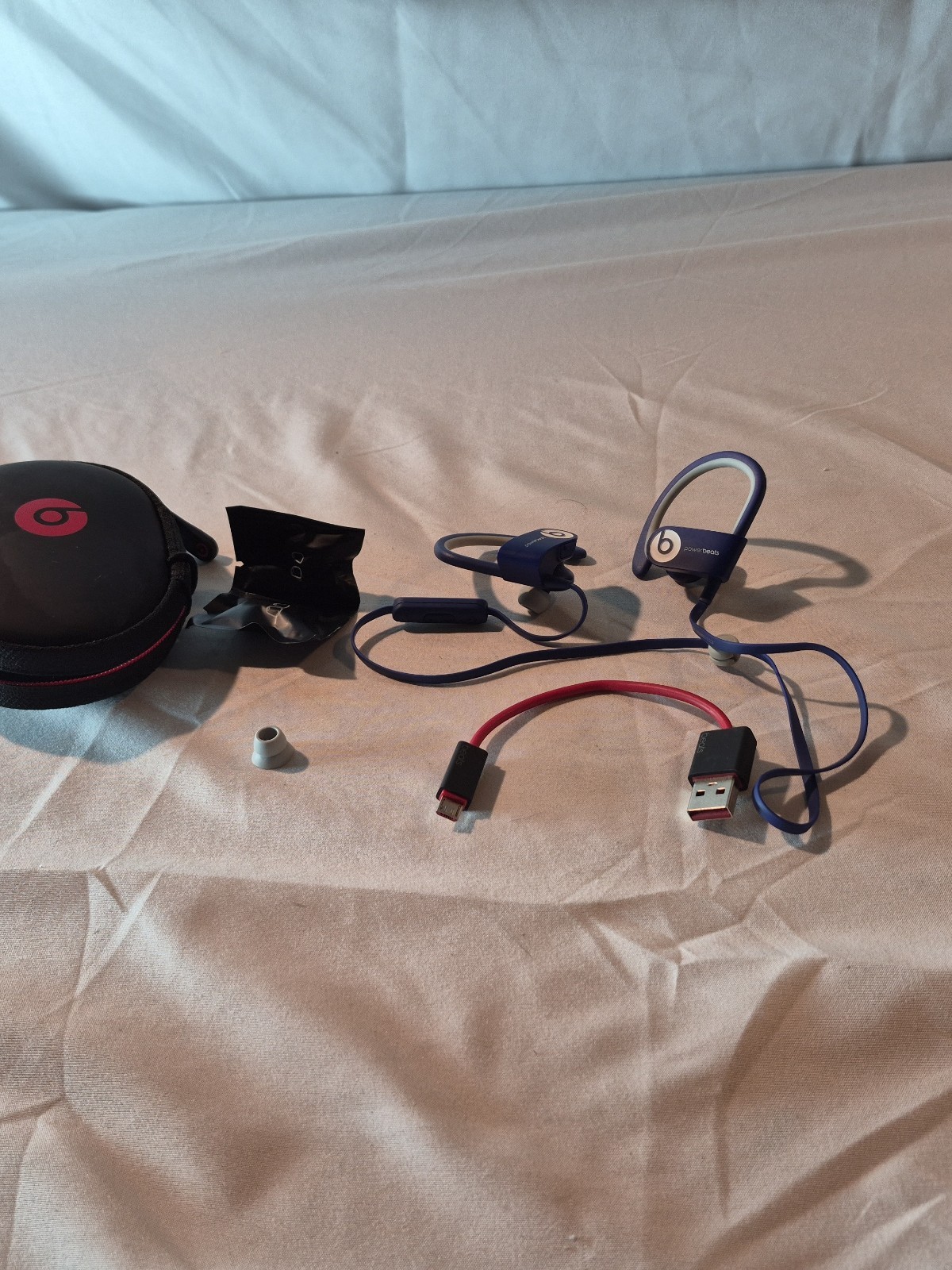 Beats By Dr. Dre Powerbeats2 Wireless Bluetooth Earbuds With Mic Blue/white