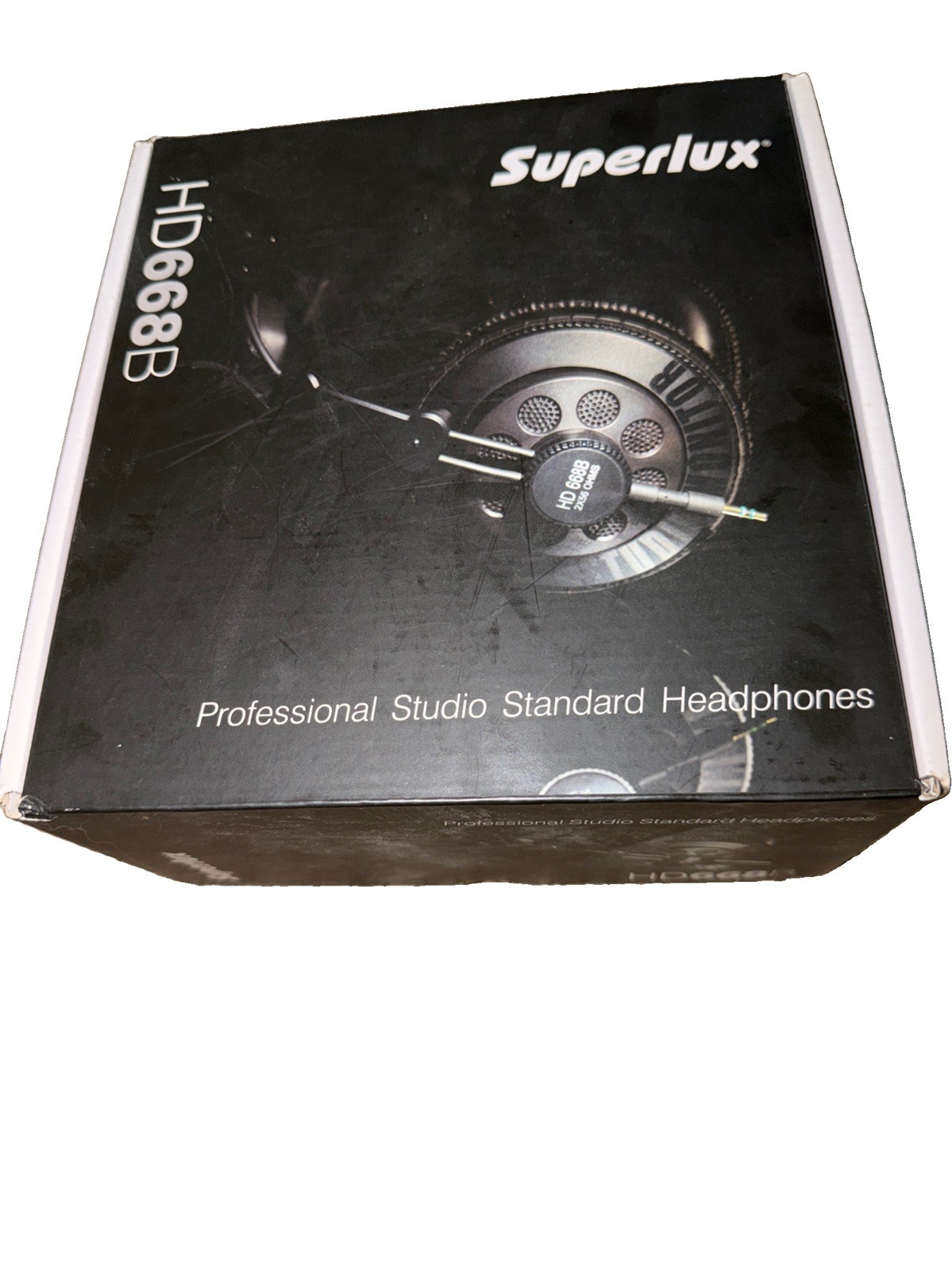 Superlux HD668B Dynamic Semi-Open Headphones W/box READ