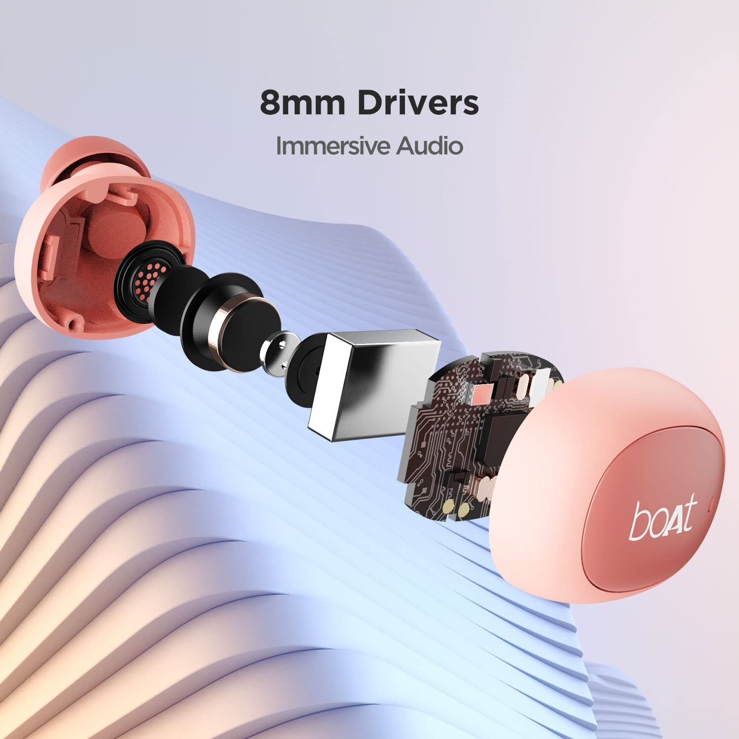 Boat Airdopes 121V2 Bluetooth Truly Wireless in Ear Earbuds with Mic 14hours