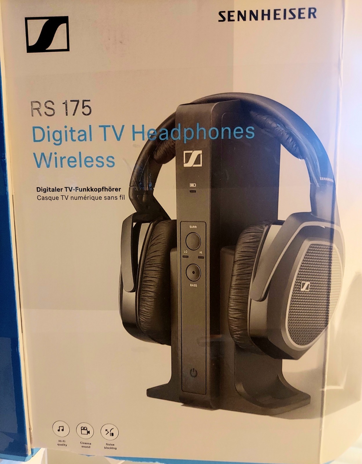 Sennheiser RS 175-TV Headphone Wireless – Black