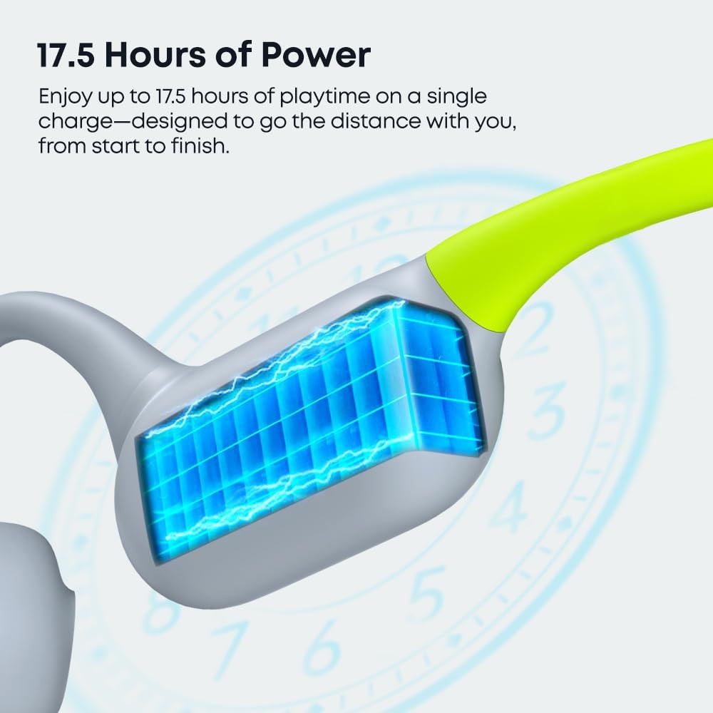 Langsdom Running Headphones Airwave Pro Open Ear Lightweight Skin-Friendly