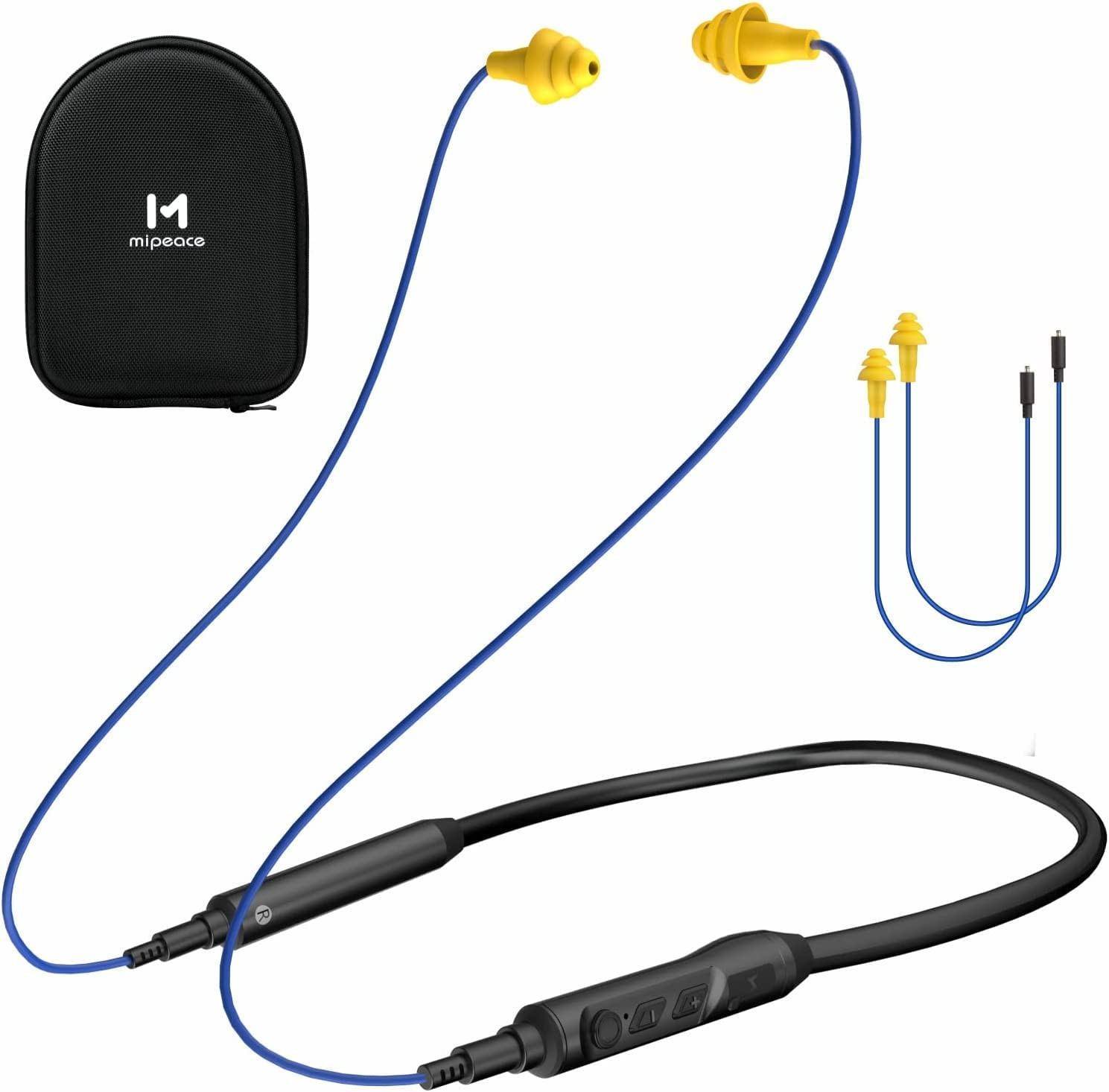 Bluetooth Earplug Headphones, Neckband Ear Protection Work Earbuds-29Db