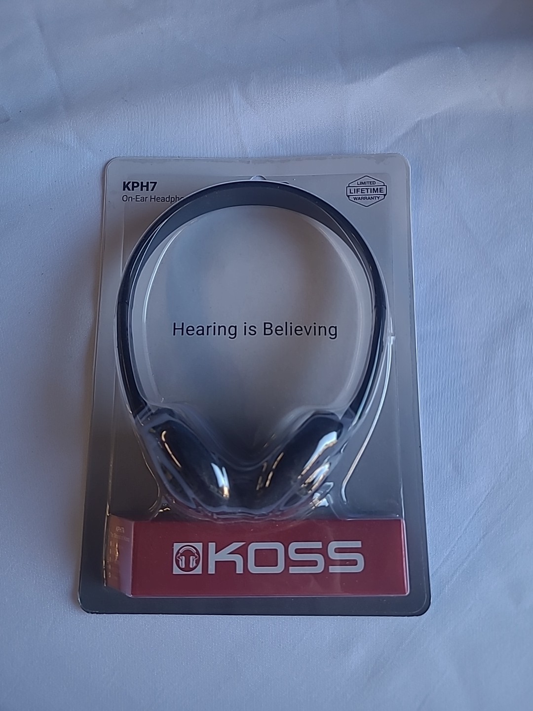 Koss KPH7 Lightweight On Ear Portable Headphones with Adjustable Headband SEALED