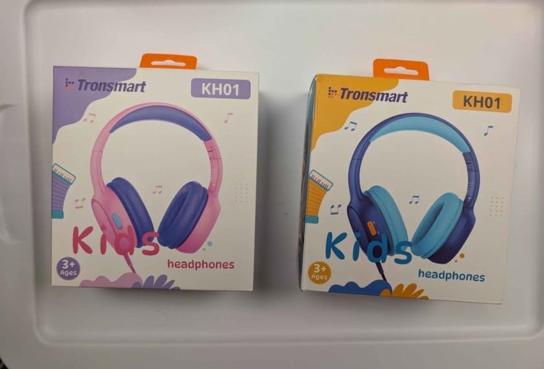 Tronsmart KH01 Kids Headphones – 2‑Pack (Blue + Pink)