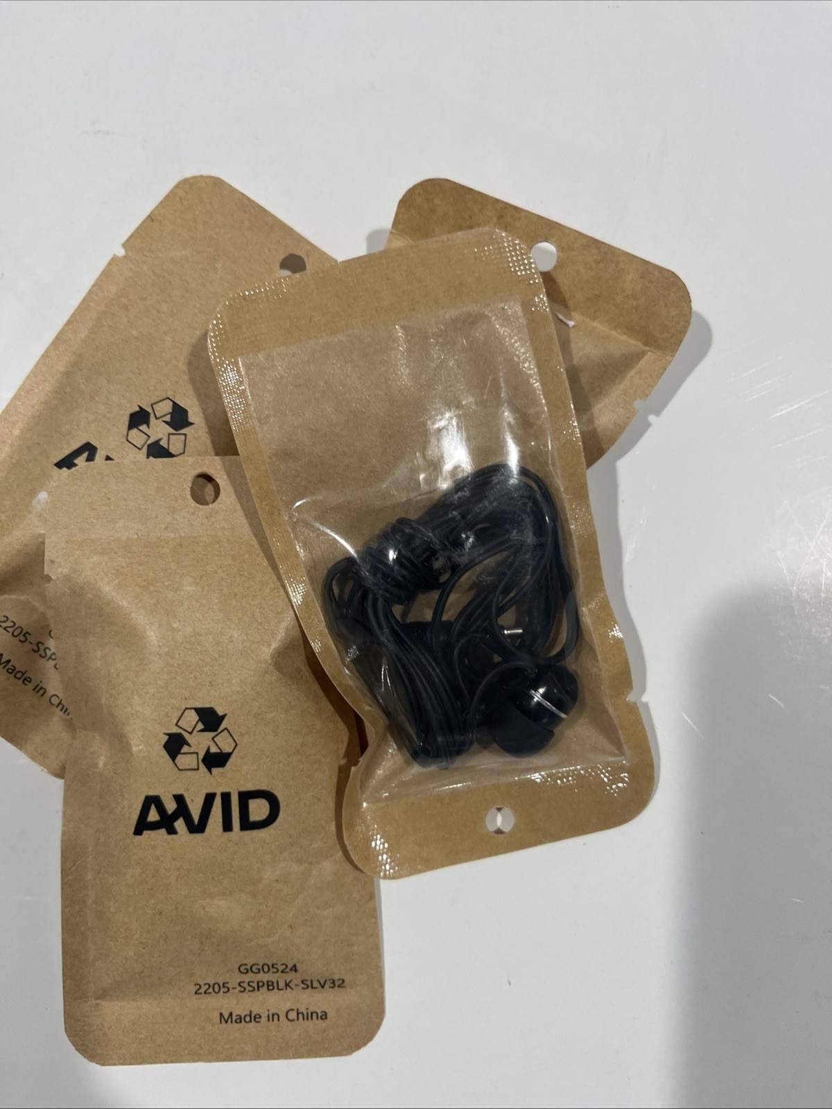 50 Pack AVID HEALTHCARE EARBUDS 2205-SSPBLK-SLV32 BLACK