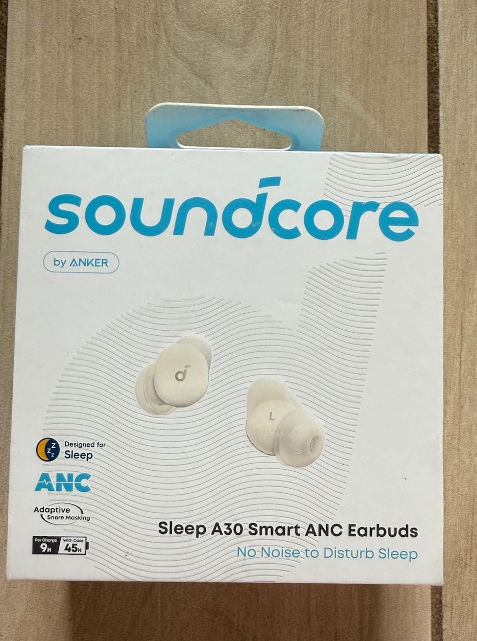 NEW Anker Soundcore Sleep A30 Smart ANC Earbuds Noise Canceling Side Sleep