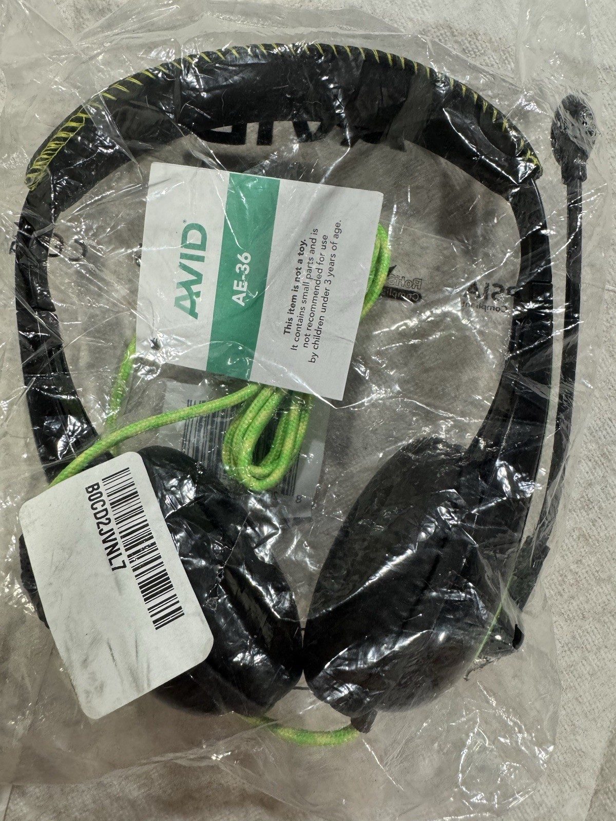 AVID AE-36 Classroom Headsets w/ Boom Microphone Green Black New Sealed Lot 2