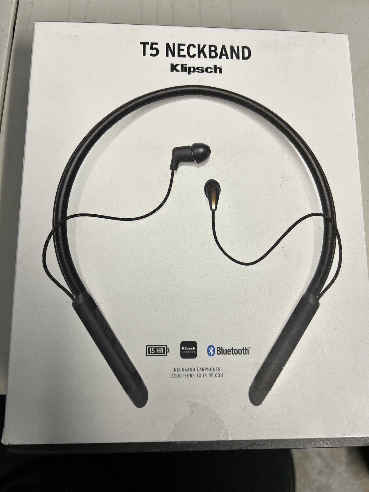 Klipsch T5 True Neckband Wireless In-Ear Earphones (Black) PARTS ONLY