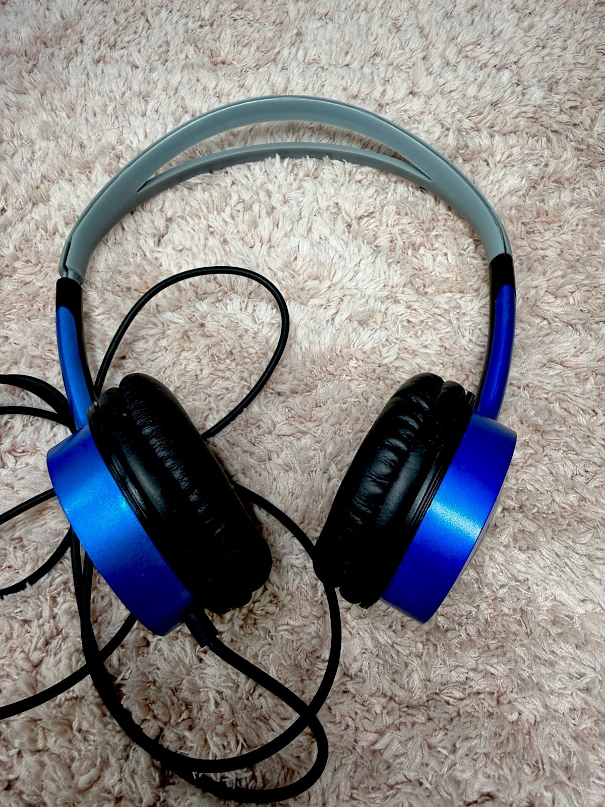 iFrogz Ear Pollution Wired Headphones with 3.5mm Jack Blue Tested Work