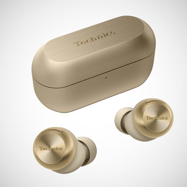 Technics EAH-AZ100-N Wireless Earphones Magnetic Fluid Driver Champagne Gold