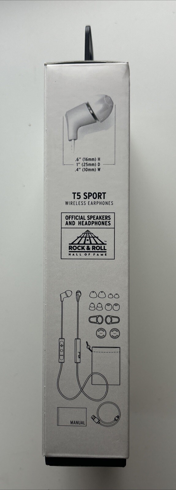Klipsch T5 Sport Bluetooth Wireless Earphones White New