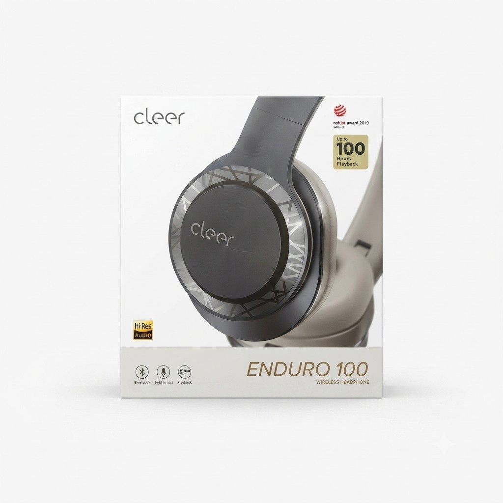 Cleer Audio Enduro 100 Bluetooth Wireless Headphones 100 Hours Playback
