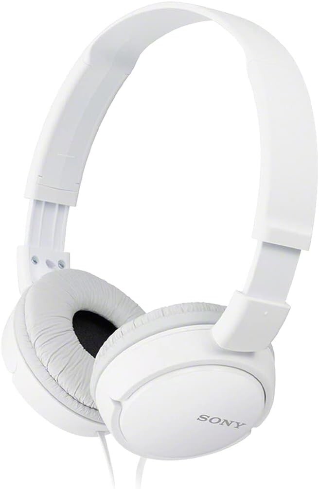 Sony MDR-ZX110 Wired On-Ear Headphones- White