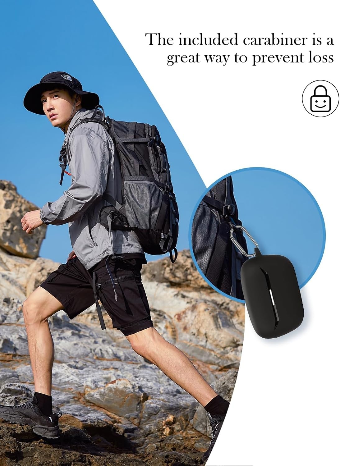 Case for JBL Endurance Race 2 True Wireless in Ear Earbuds,Soft Black