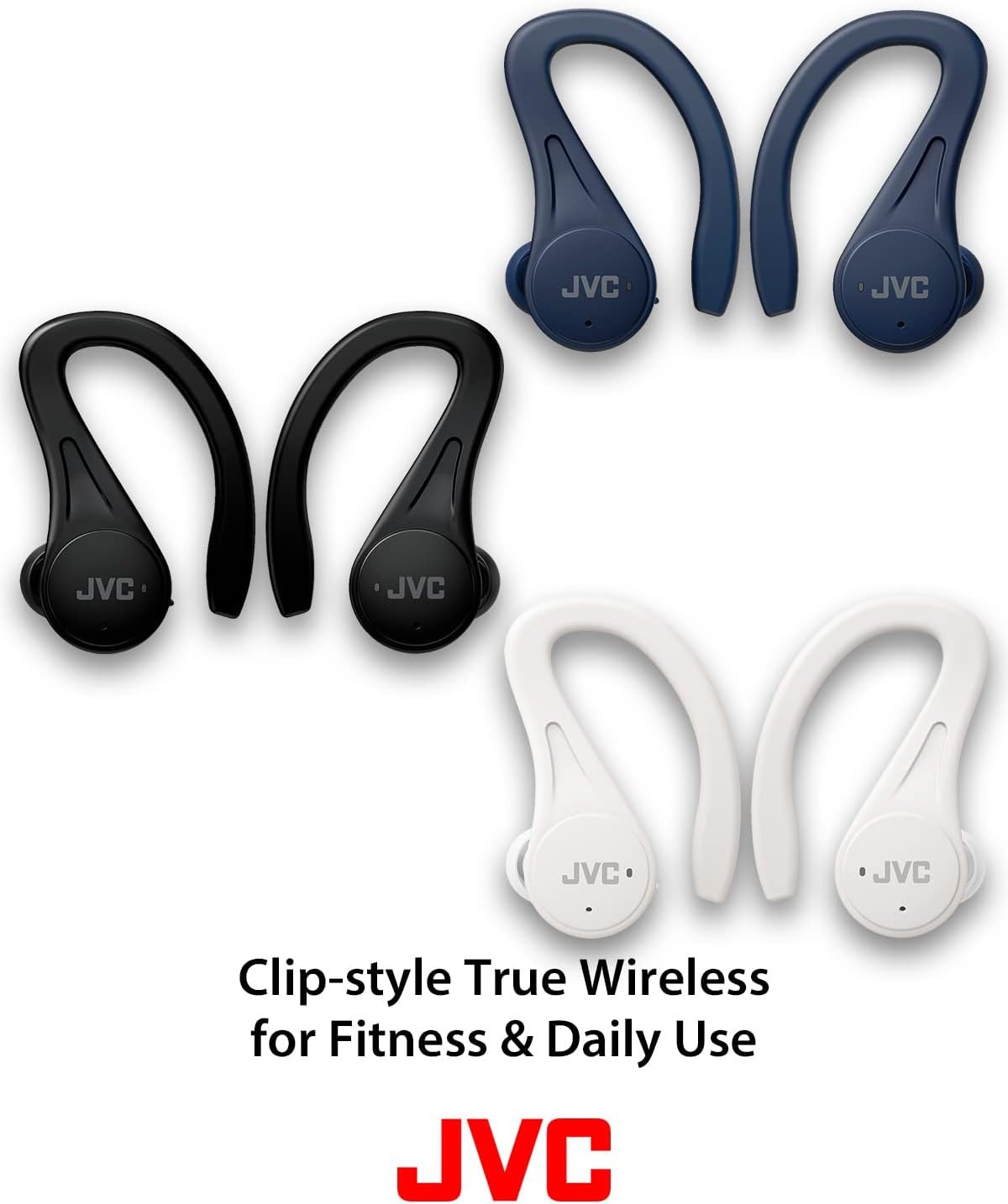 ? JVC True Wireless Earbuds, Fitness Series Bluetooth Charging Case LOW PRICE