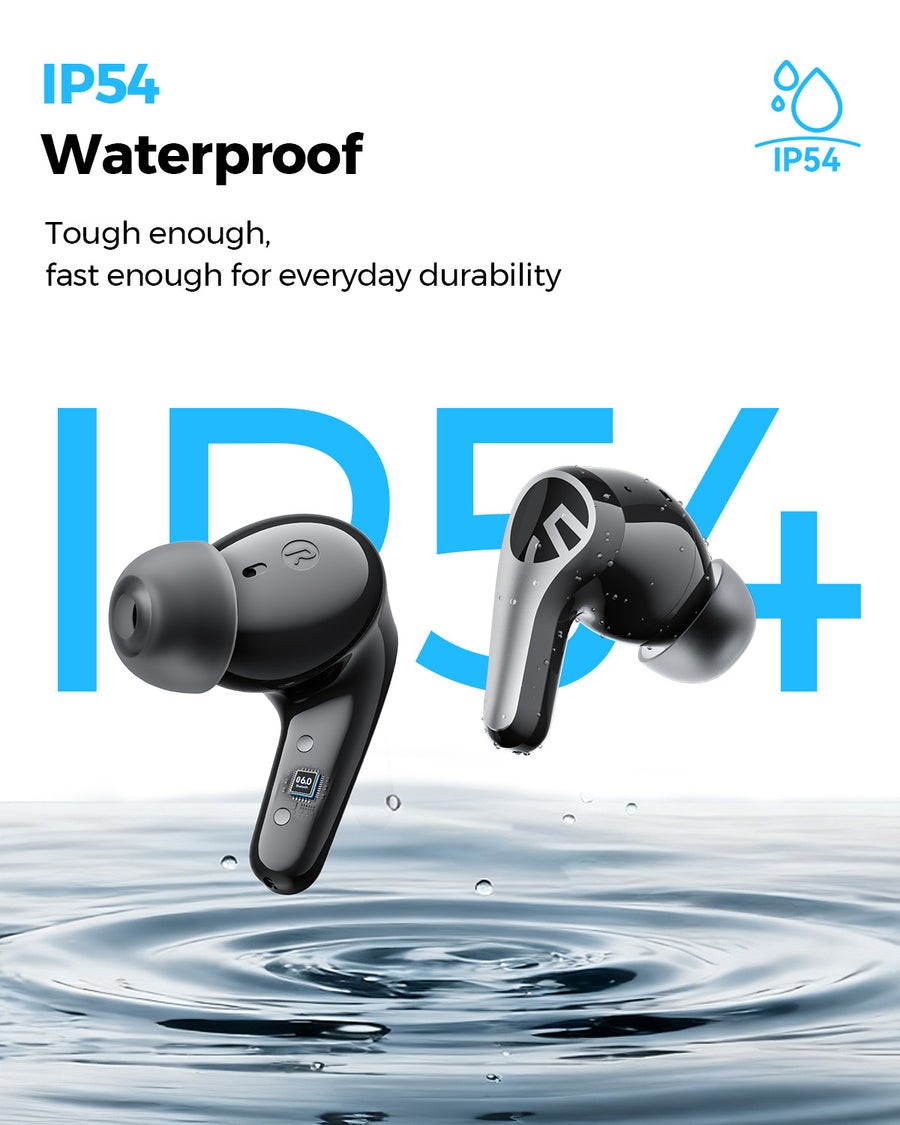 SOUNDPEATS C30 Wireless Earbuds -52dB Hybrid ANC Bluetooth 6.0 Headphones Hi-Res
