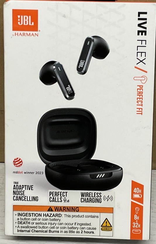 ⚡️JBL Live Flex Perfect Fit Ear Buds Black