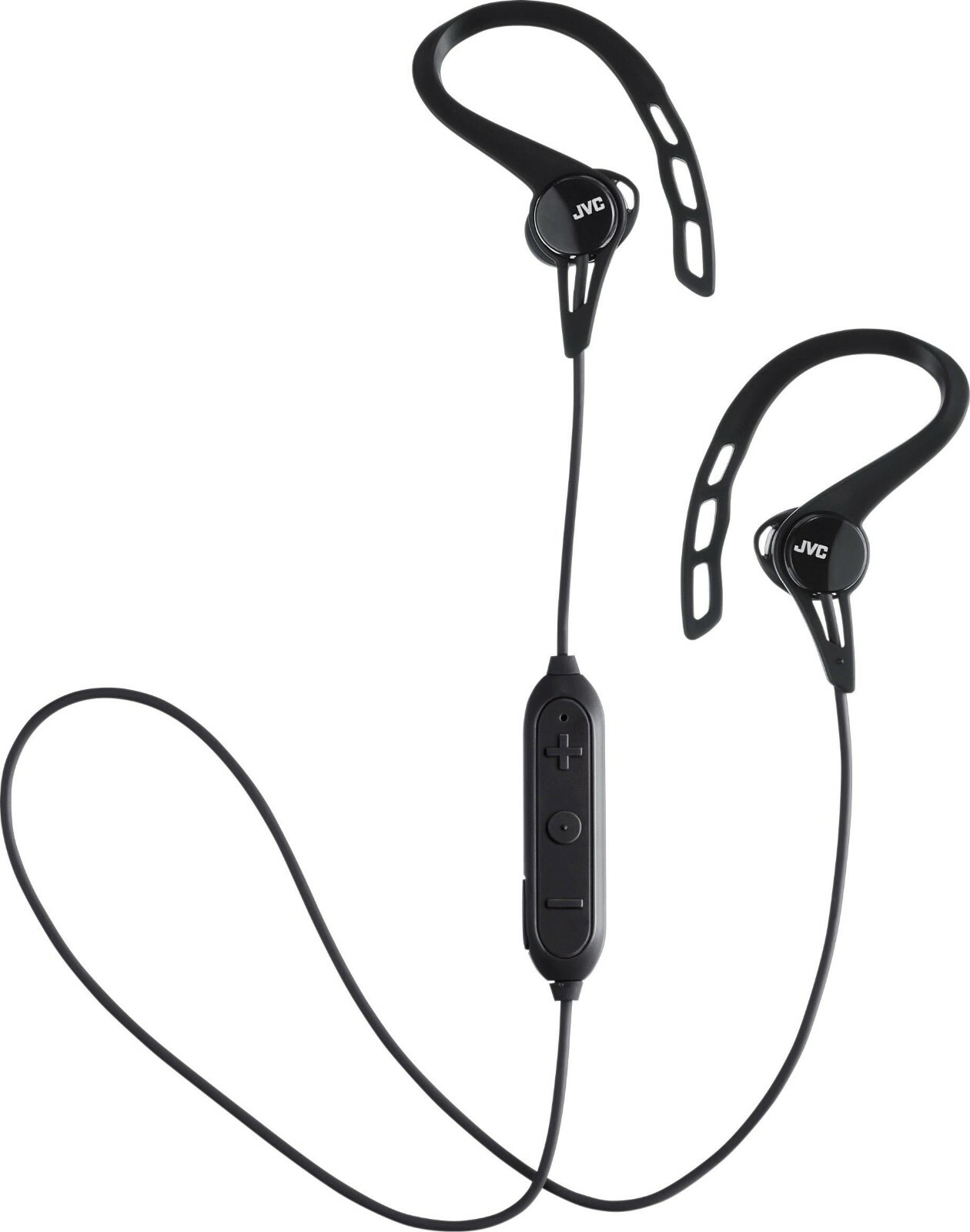 JVC HA-EC20BT Bluetooth Wireless Sports Clip In-Ear Headphones – Black