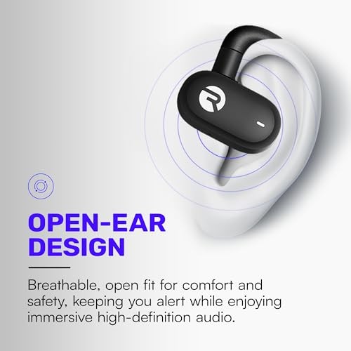 Fitness Open Ear Earbuds – Wirelesstooth – Blue Headphones