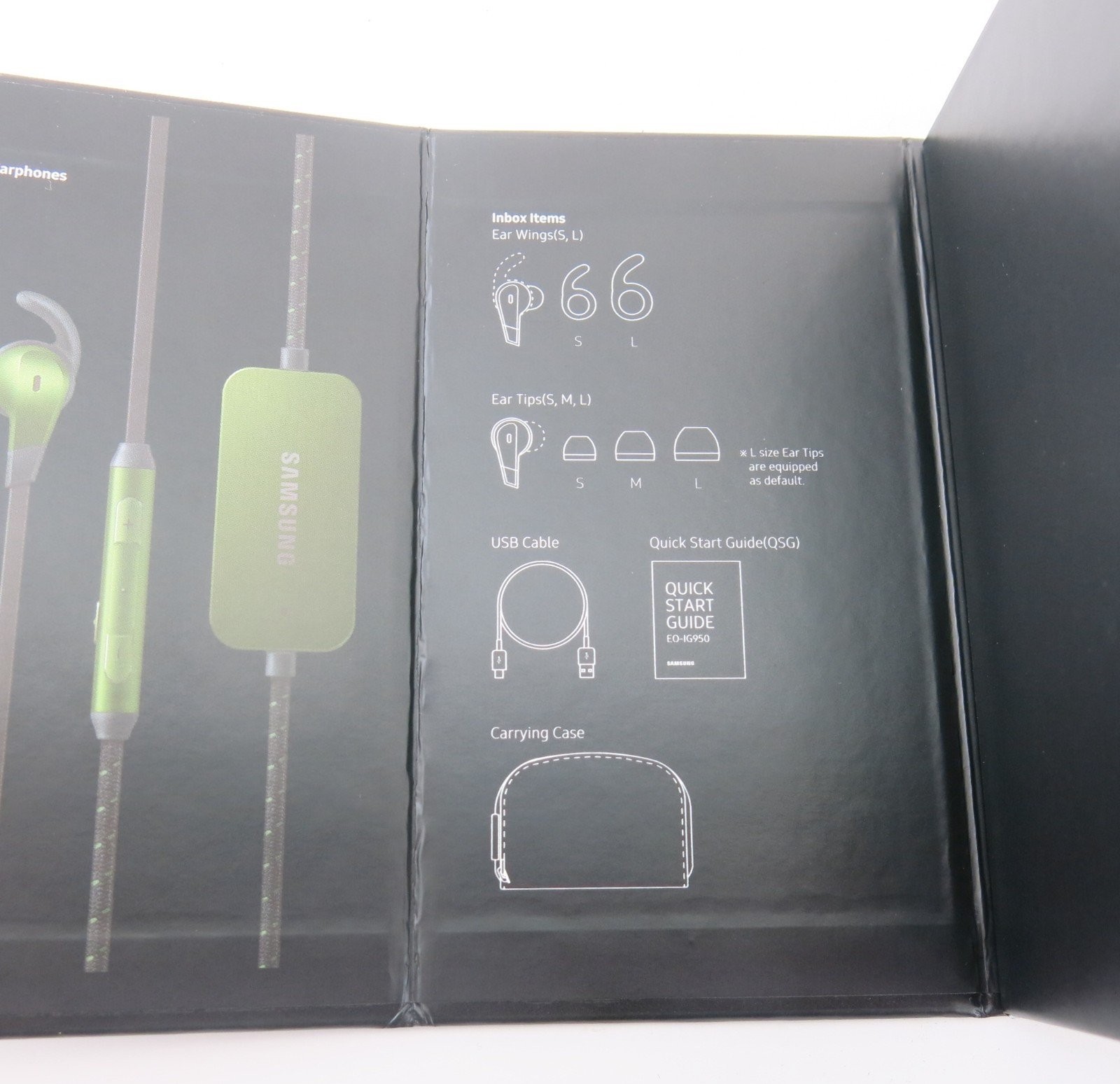 Samsung Active Noise Cancellation Wired Metallic Green Earbuds – IG950