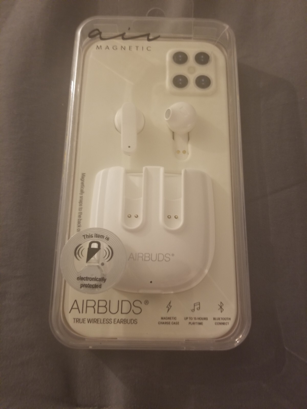 Air Magnetic Airbuds True Wireless Earbuds – White Bluetooth NIB