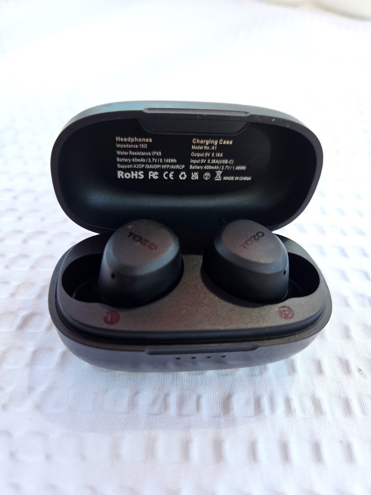 TOZO A1-S Wireless Earbuds Bluetooth 5.3 Immersive Premium Sound Headphones