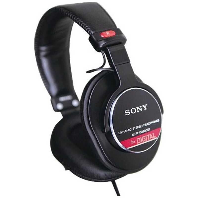 SONY Monitor Head Phones MDR-CD900ST Audio Black Red Authentic Direct From Japan