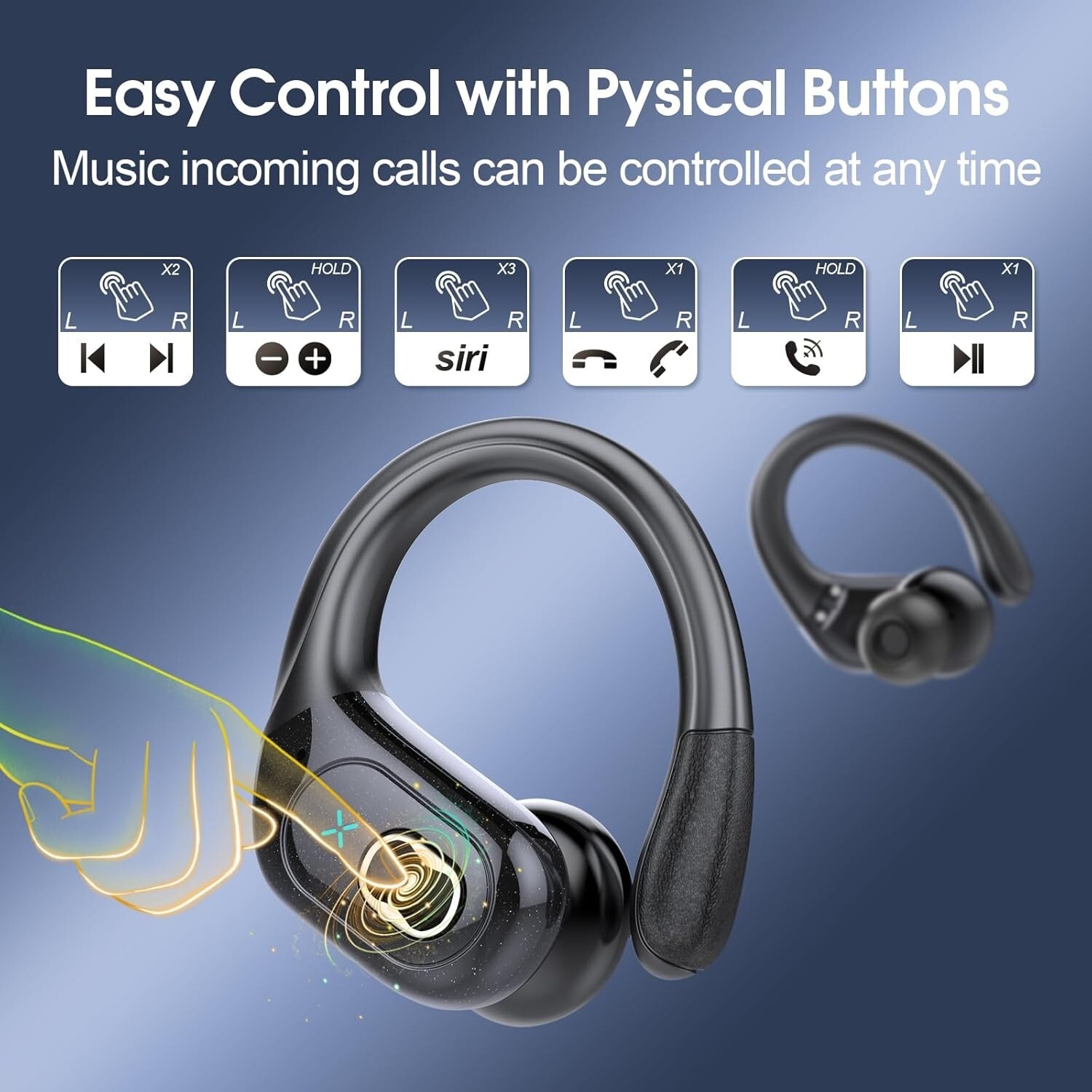 Auriculares Inalámbricos Bluetooth para iPhone Samsung Android Audifonos Nuevo