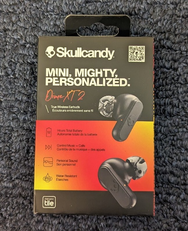 Skullcandy Dime XT2 – True Wireless Earbuds – Chill Gray – NEW & SEALED