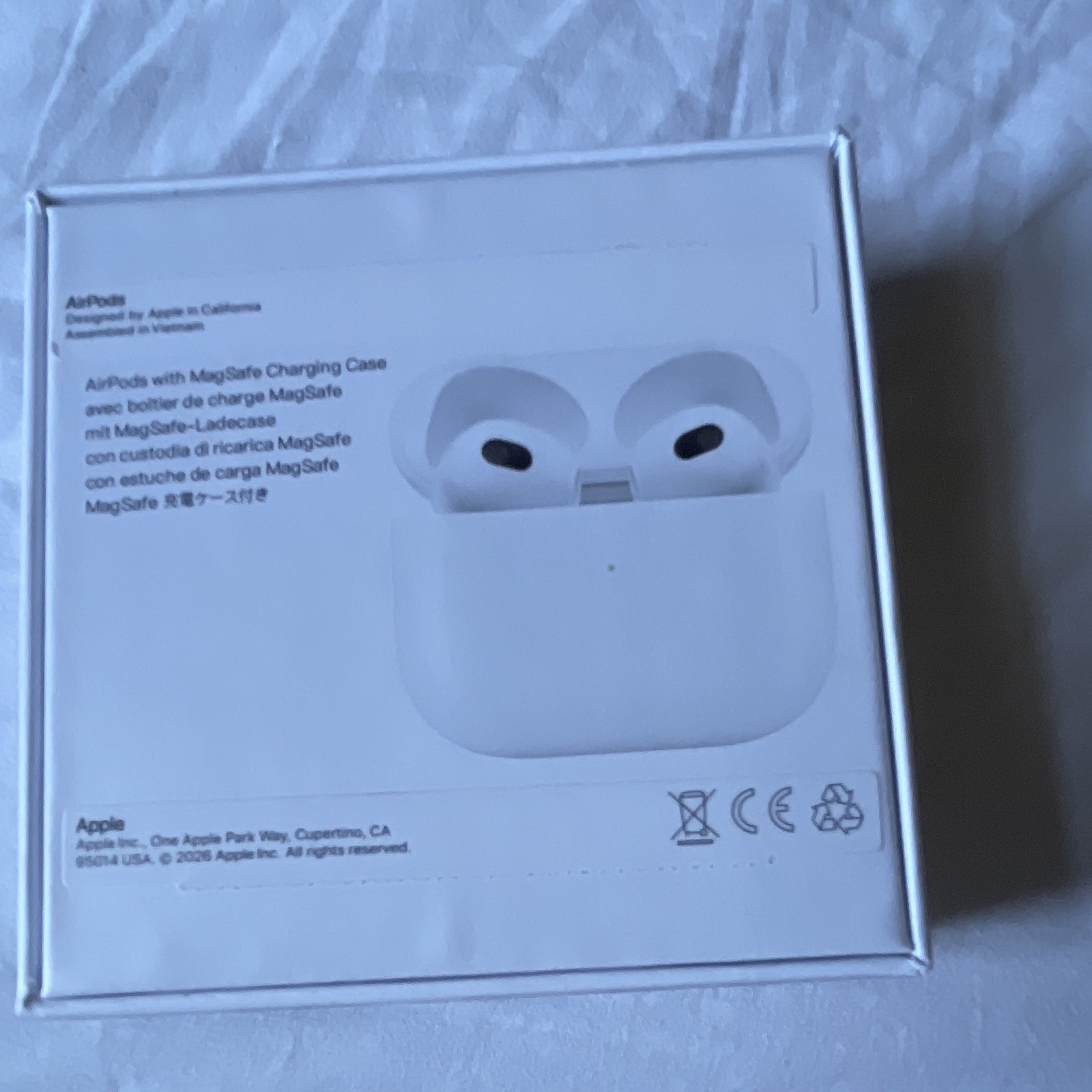 Apple AirPods Pro (2nd Gen) MagSafe Case White ANC Bluetooth In-Ear MME73AM/A