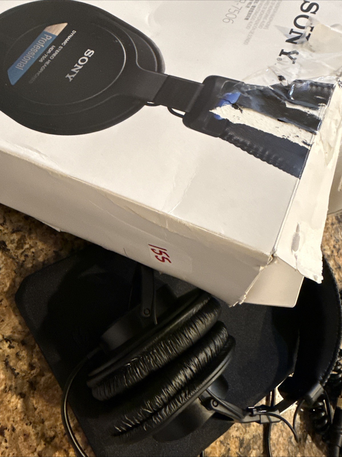 SONY MDR-7506 Stereo Headphones 3.5mm 230g Closed Dynamic Wired