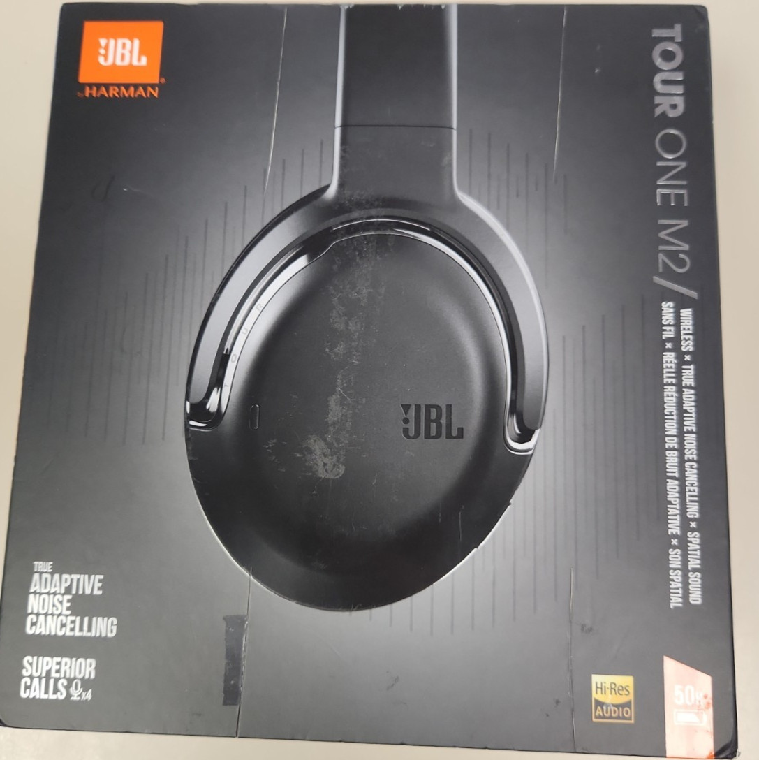 JBL Tour One M2 Wireless Over-Ear Headphones – Black