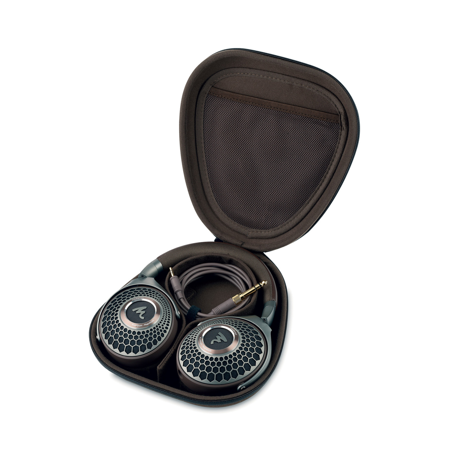 Focal Hadenys Open-Back Headphones, Hi-Fi Sound – Made in France (Brown)