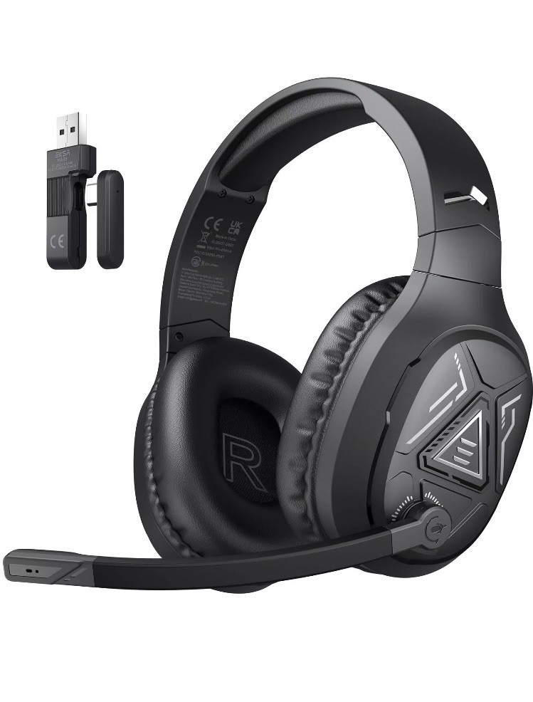 EKSA E5 BT Active Noise Cancelling 2.4 GHZ Wireless Gaming Headset W/microphone