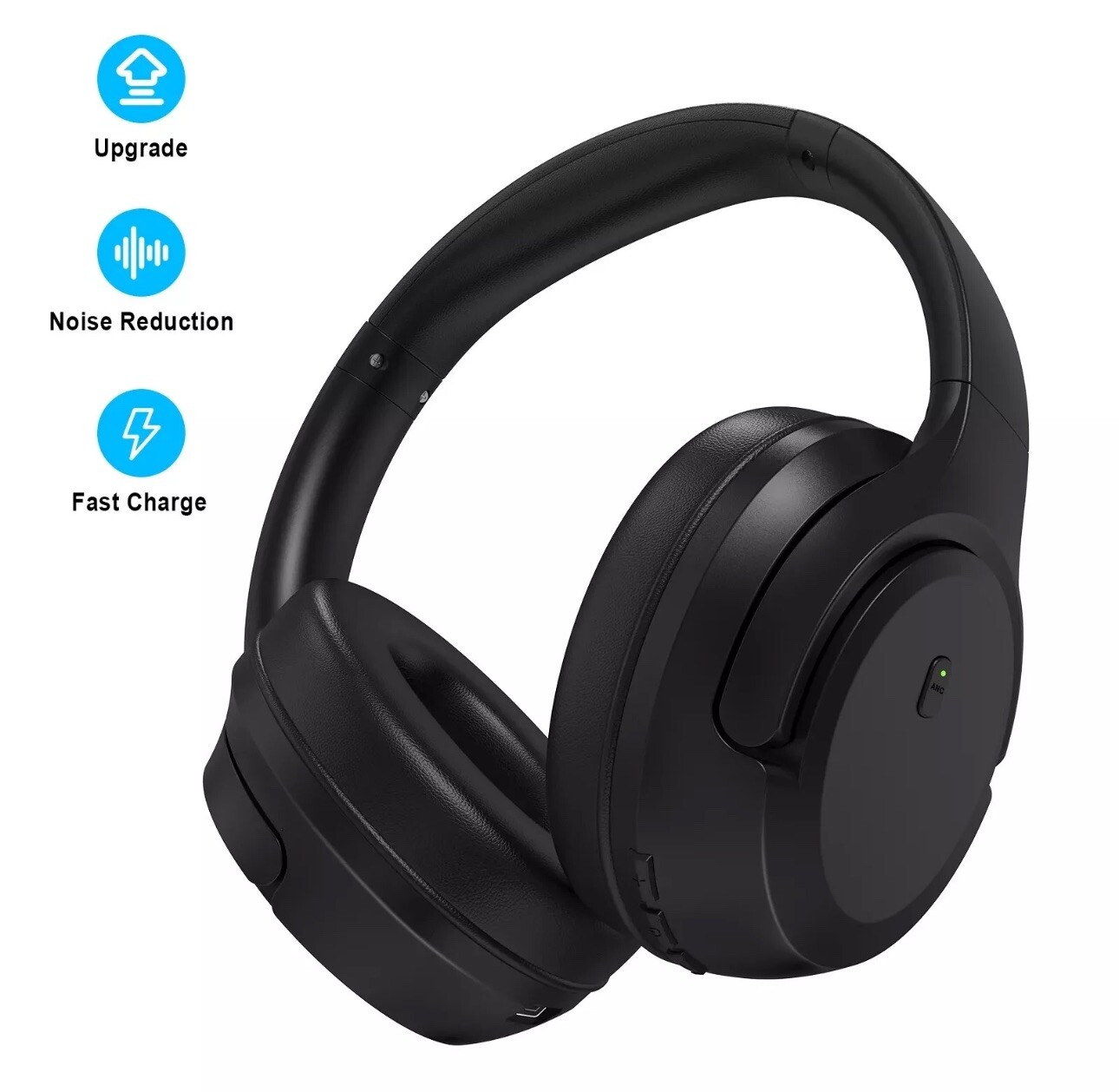 VILINICE Noise Reduction Headphones, Wireless Bluetooth Over Ear Headphones