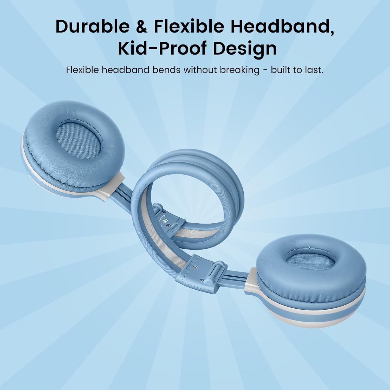 SIMOLIO AuraCast Kids Headphones,Compatible with Any Single Bluetooth devices