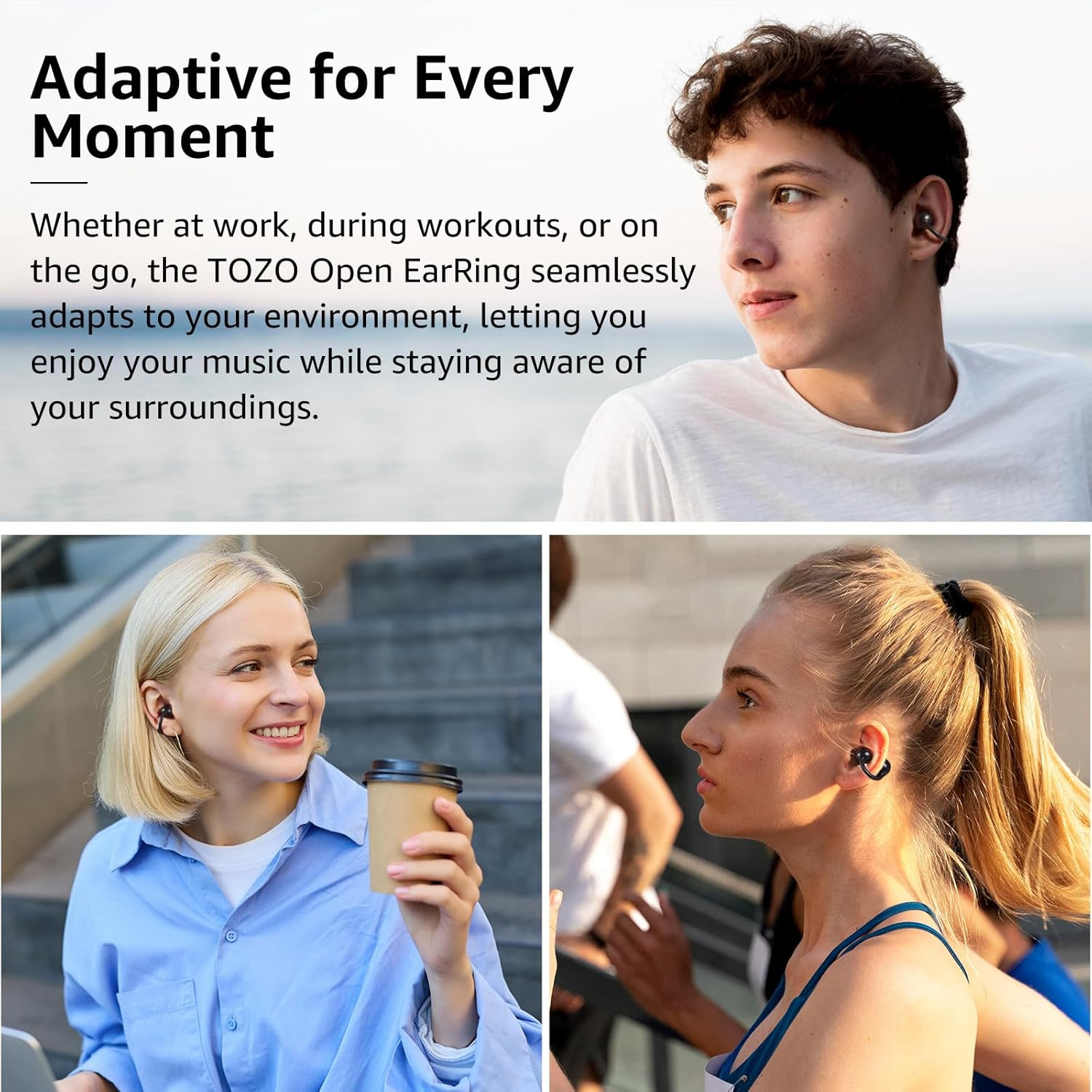 Openearring True Open Ear Headphones, Lightweight Comfort Open Ear
