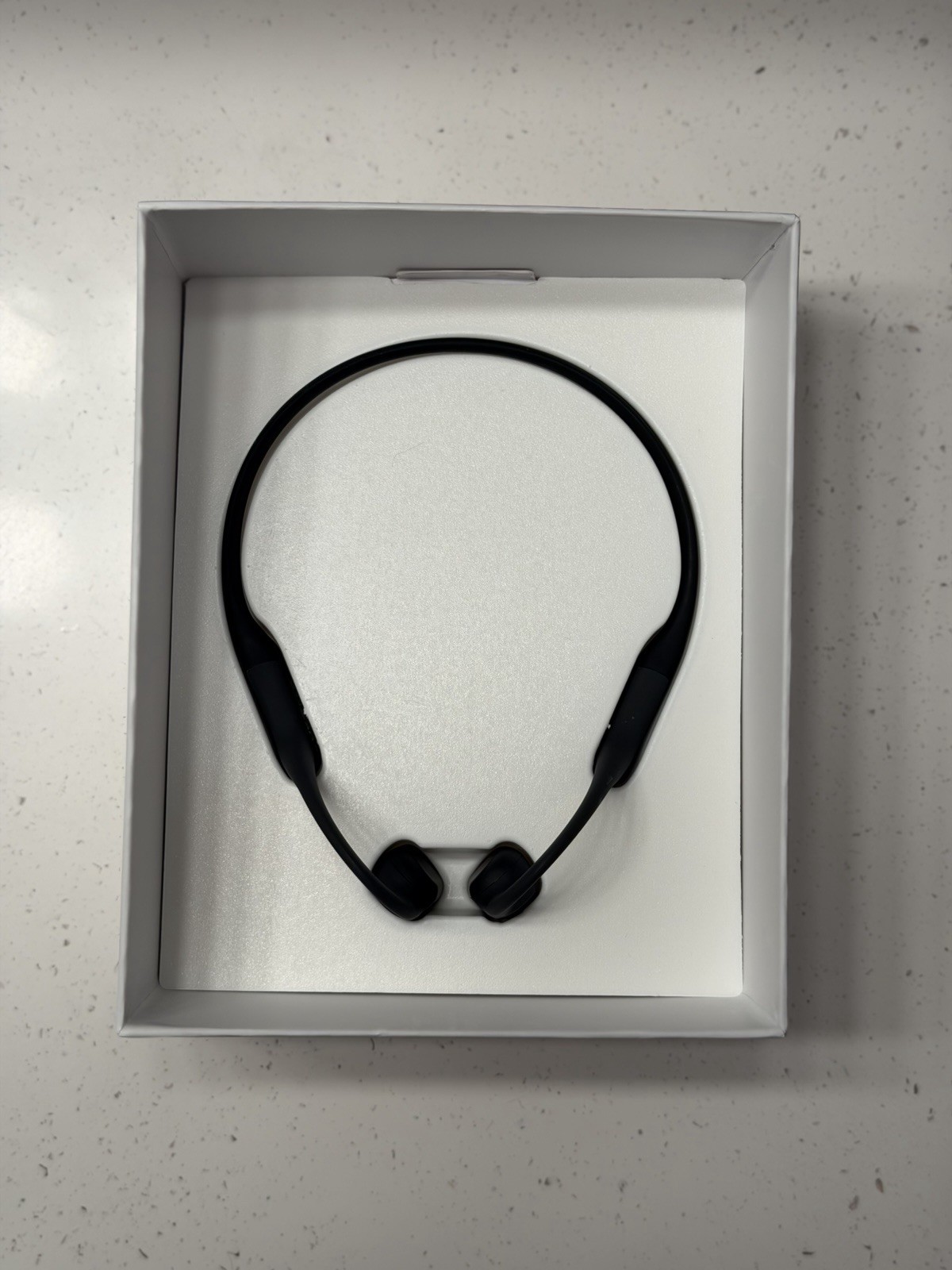 Shokz Open Run Wireless Bone Conduction Sport Headphones with Built-In Mic –