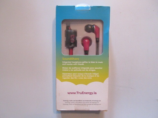 Truenergy headphones black/pink