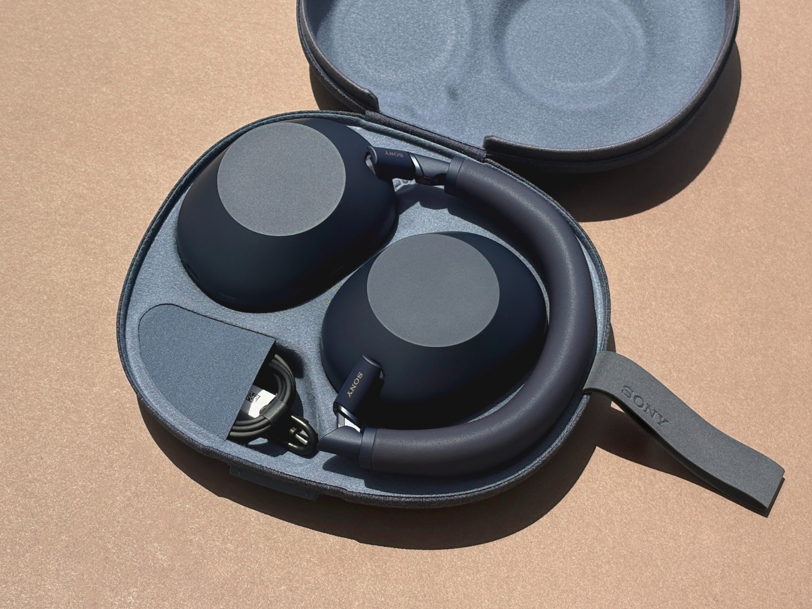 SONY WH-1000XM6 Wireless Noise Canceling Headphones with Hard Case – BLUE #E