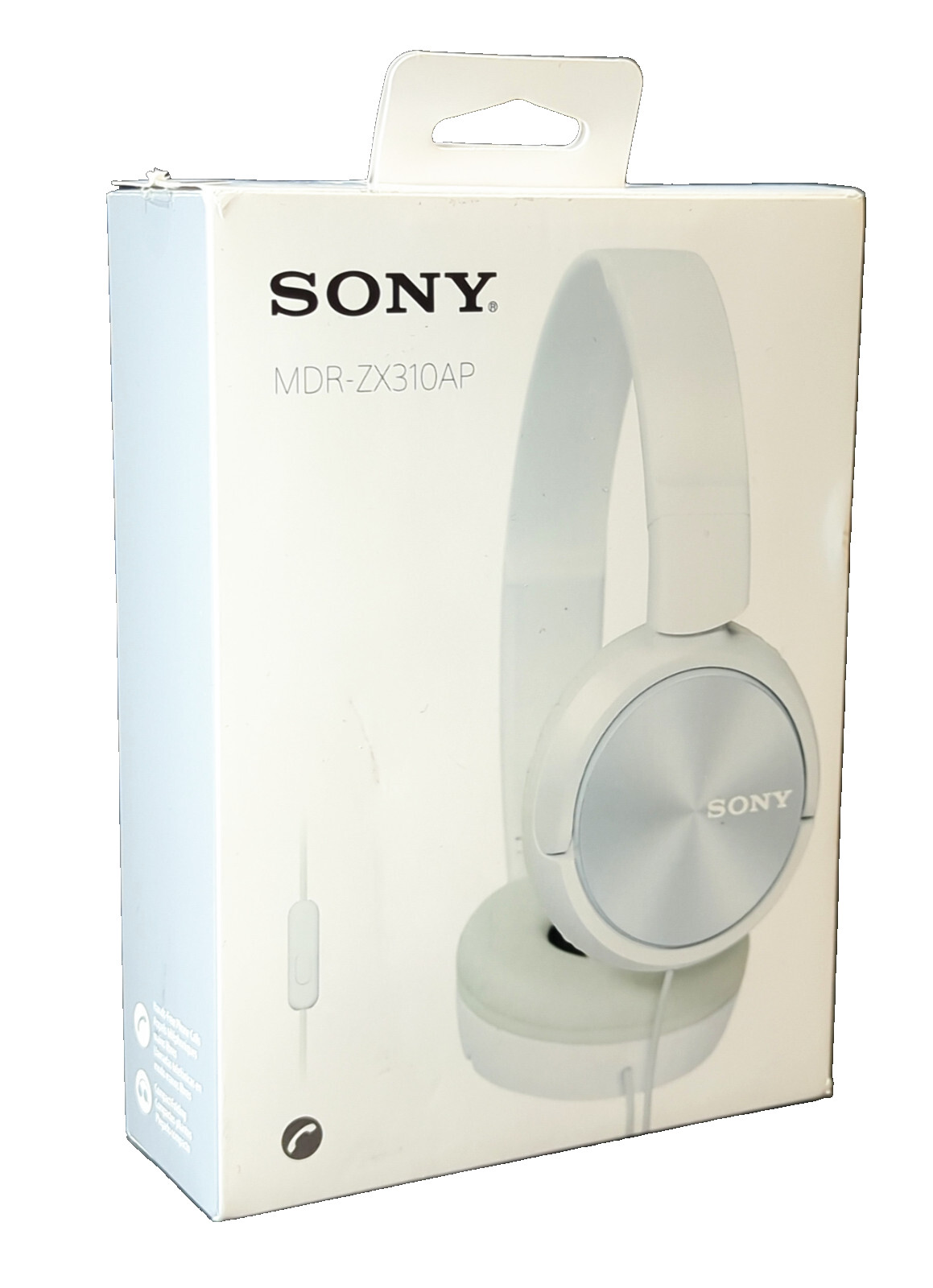 Sony MDR-ZX310AP ZX Series Wired On-Ear Stereo Headphones ZX310AP W/Mic White
