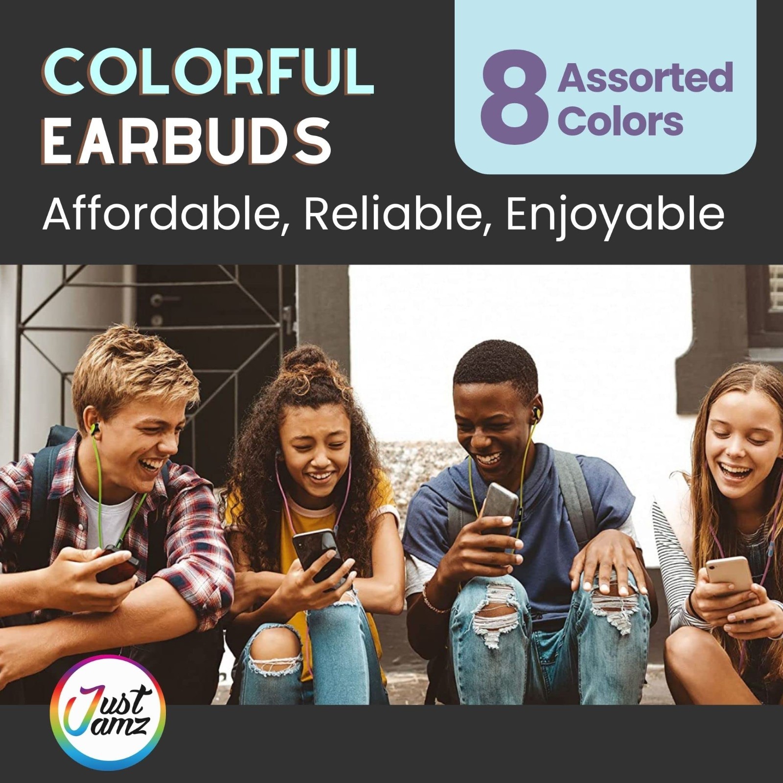 30 Pack Bulk Wired Earbuds for Kids – Classroom Earphones with 3.5mm Jack – Asso