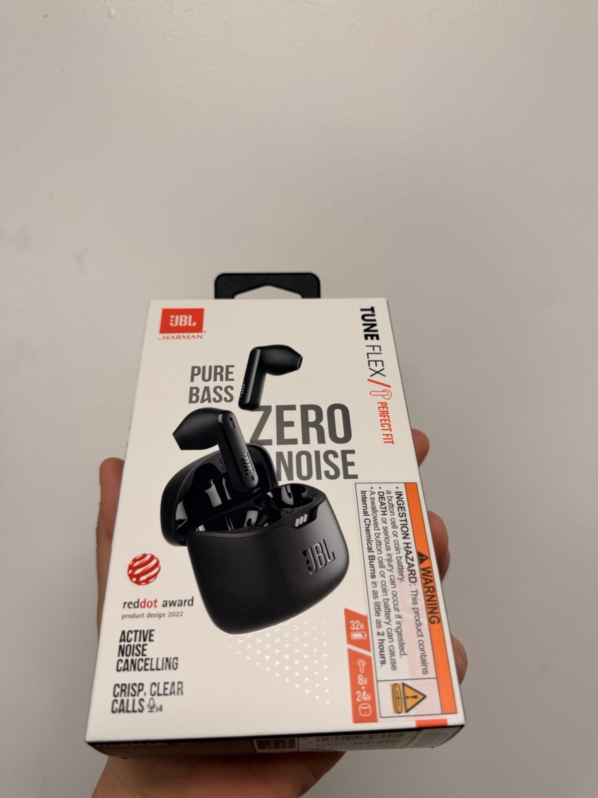 JBL Tune Flex True Wireless Earbuds – Active Noise Cancelling, Pure Bass