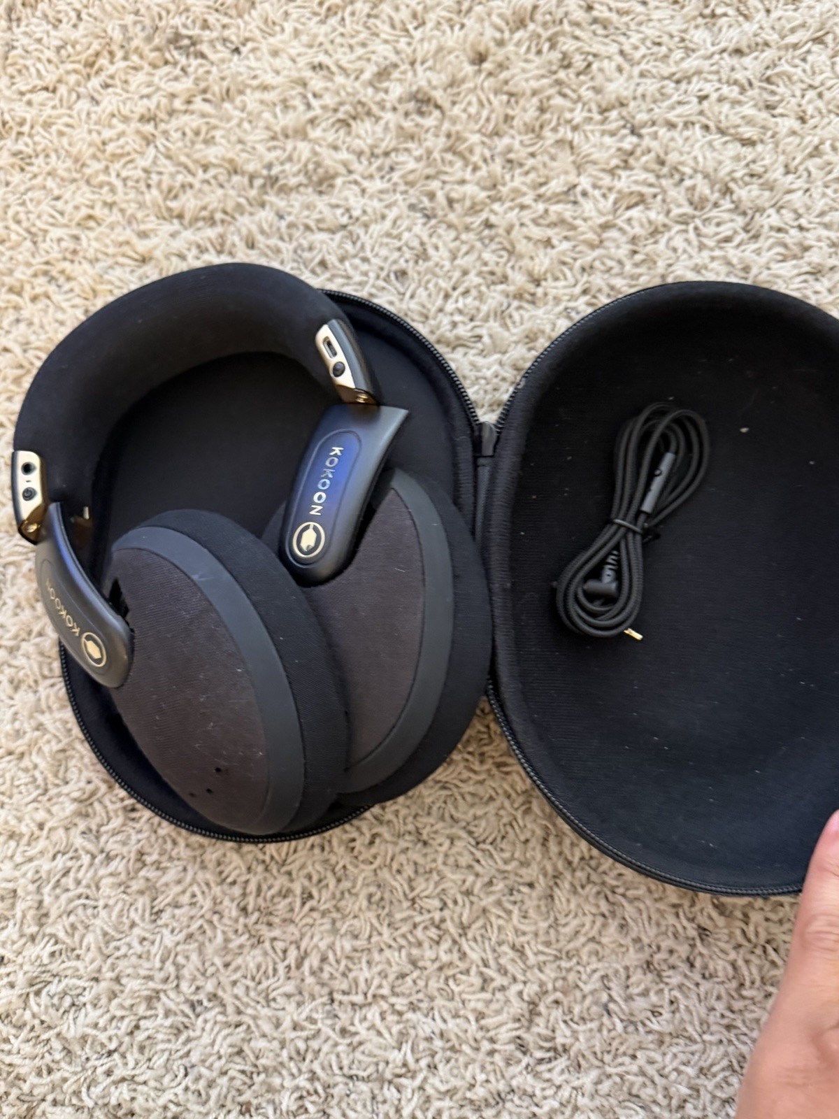 Kokoon Relax Noise Cancelling Sleep Headphones w/ Bluetooth K1V0W Black TESTED